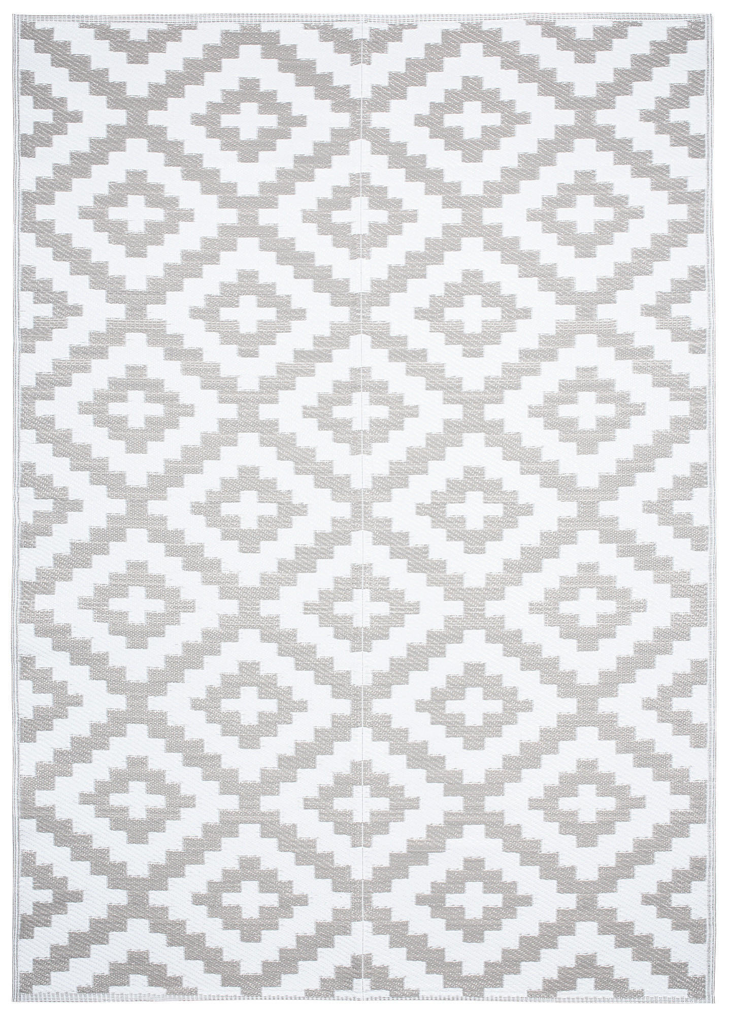 TEPPICH IBIZA Grau 180/270 cm - Grau, Kunststoff (180/270cm) - Tapiso