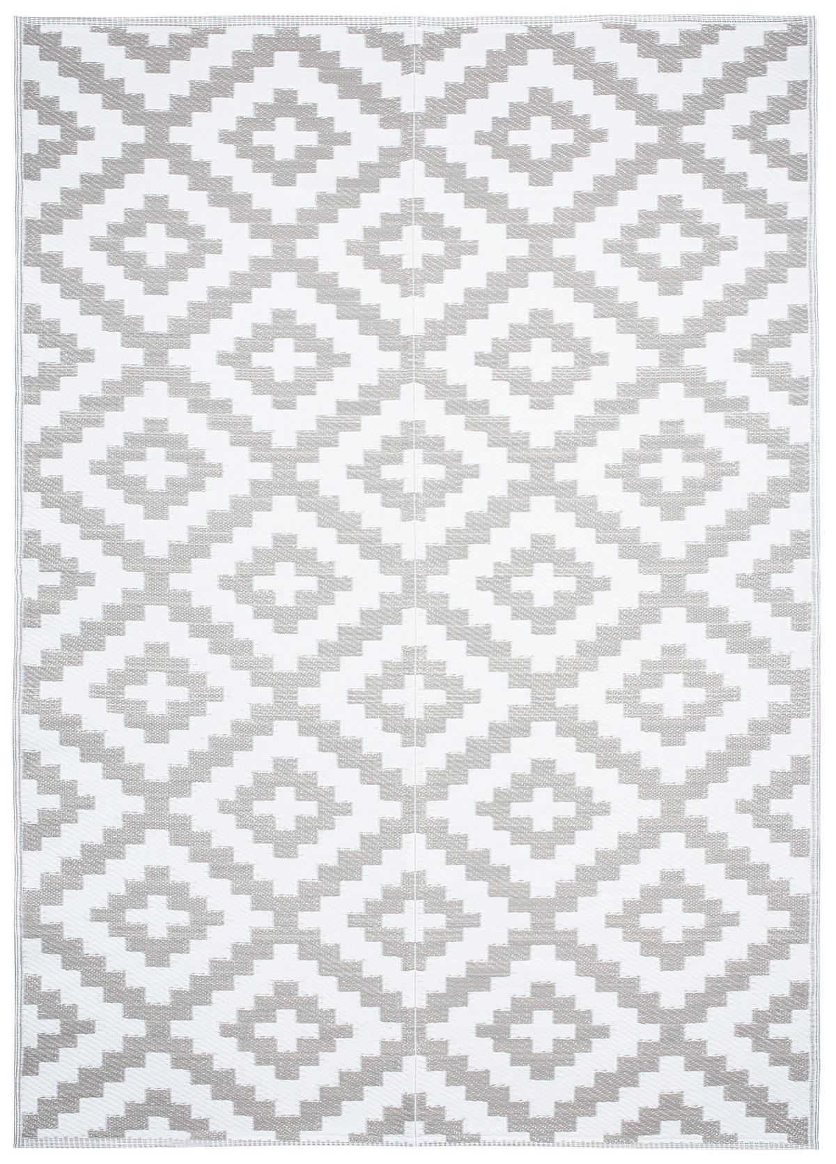 TEPPICH IBIZA Grau 180/270 cm - Grau, Kunststoff (180/270cm) - Tapiso