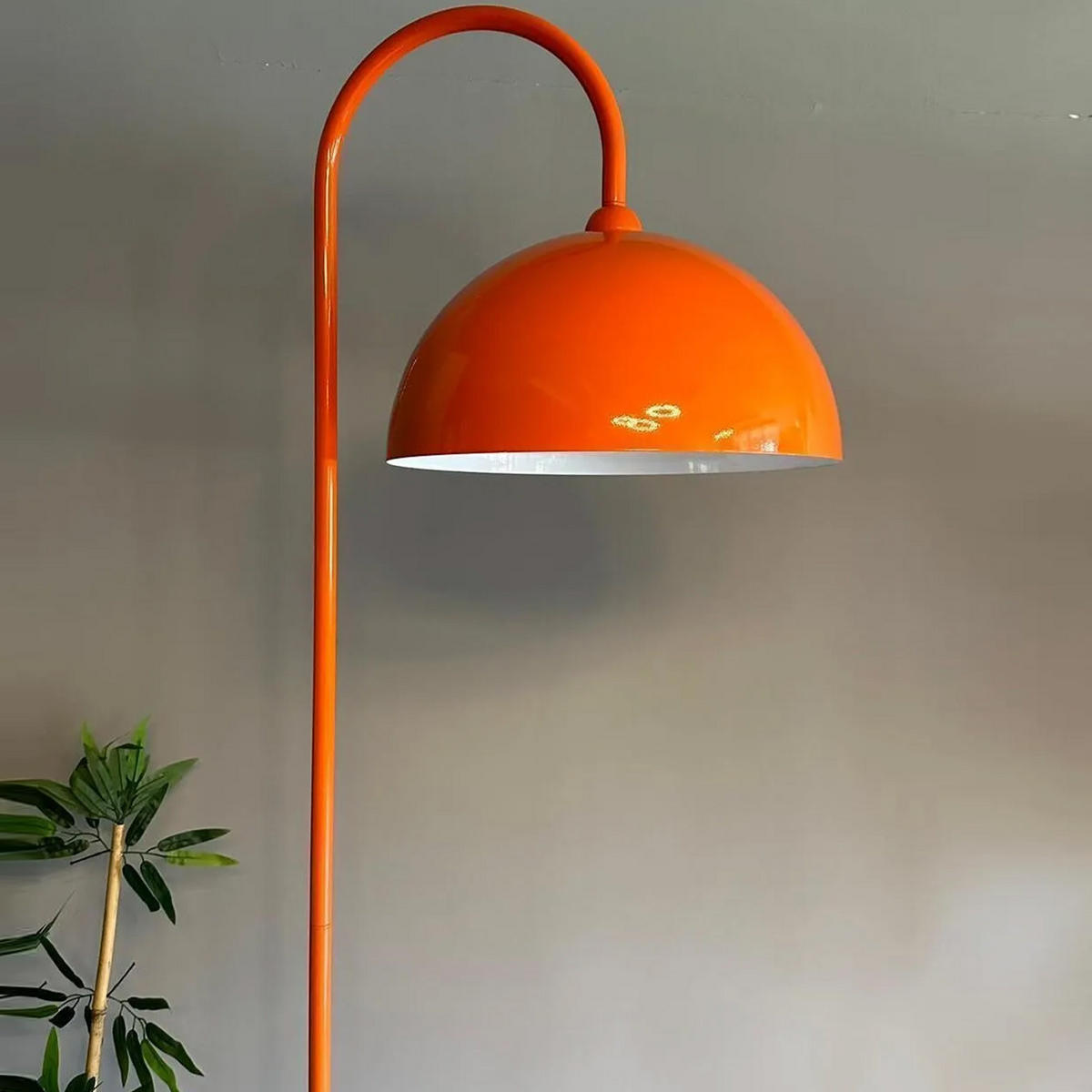 STEHLEUCHTE Lunor 170 Cm - Orange, Metall (37/37/170cm) - Bamyum
