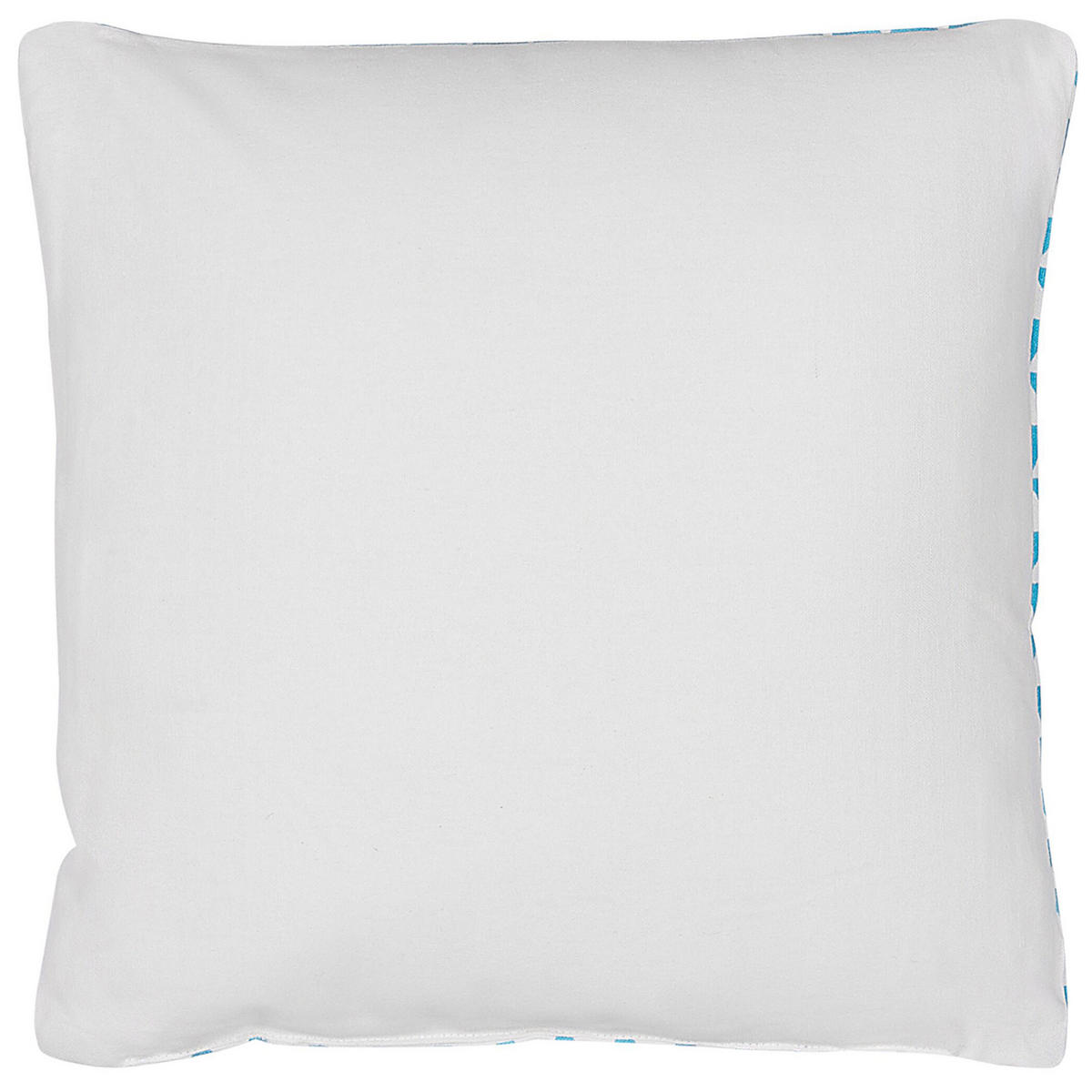 DEKOKISSEN 2er-Set Blau 40/40 cm Radzkot - Blau, Naturmaterialien/Textil (40/40cm) - Beliani