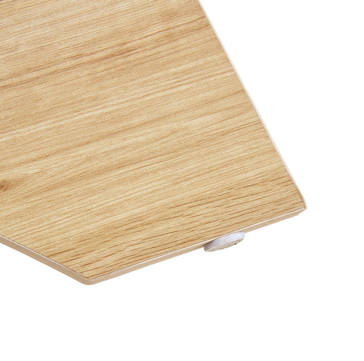 KONFERENČNÍ stolek 104,9/60/45 cm transparentní z MDF a skla s odkládací policí - průhledná, sklo (104.9/60/45cm) - OKWISH