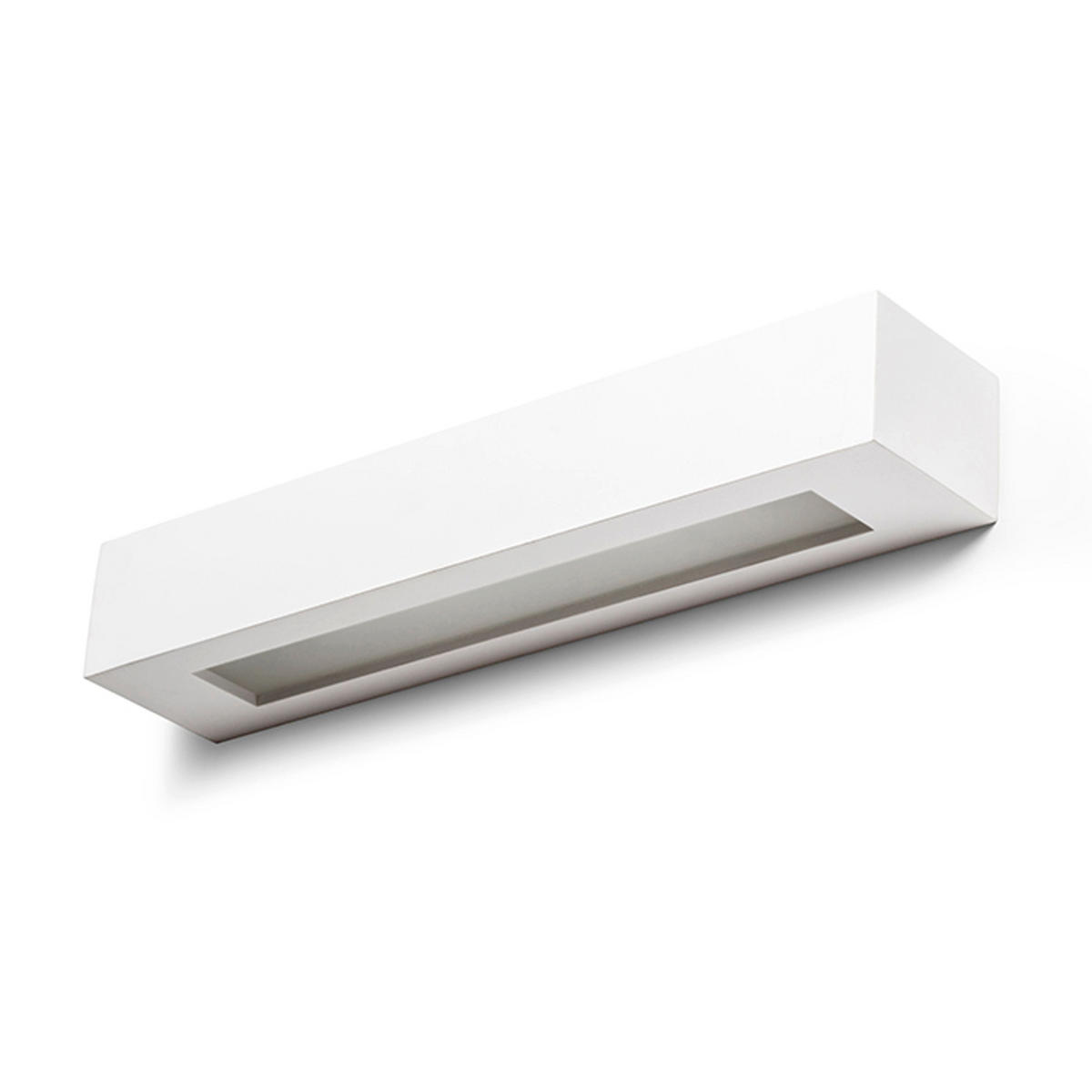 WANDLEUCHTE ROLO 45 gips 22 W - Weiß, Stein (9/7/44.5cm) - Rendl