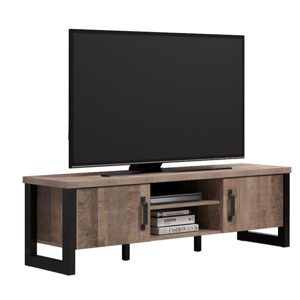 ebuy24 Lowboard Eiche 166x166x50 cm