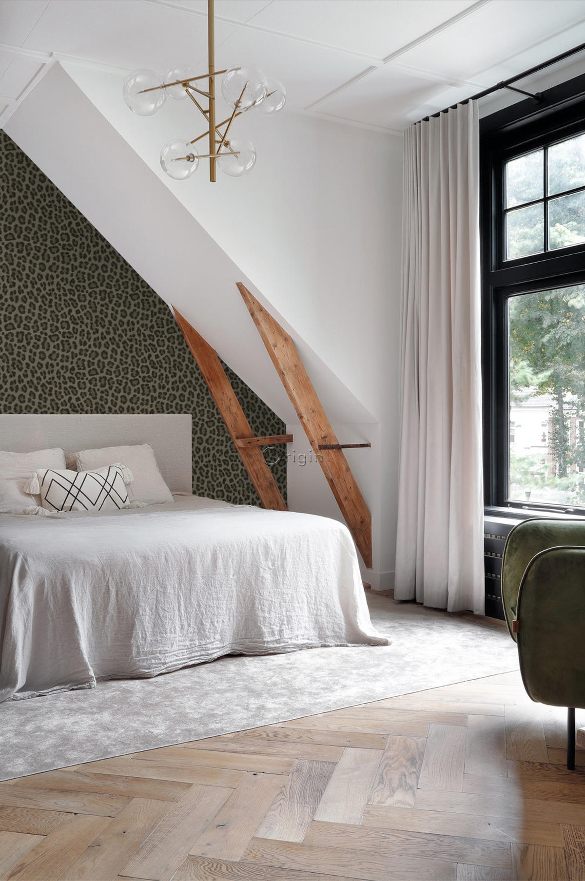 TAPETE Leopardenmuster 53 cm x 10.05 m - Braun, Papier (53/1000cm) - Origin Wallcoverings