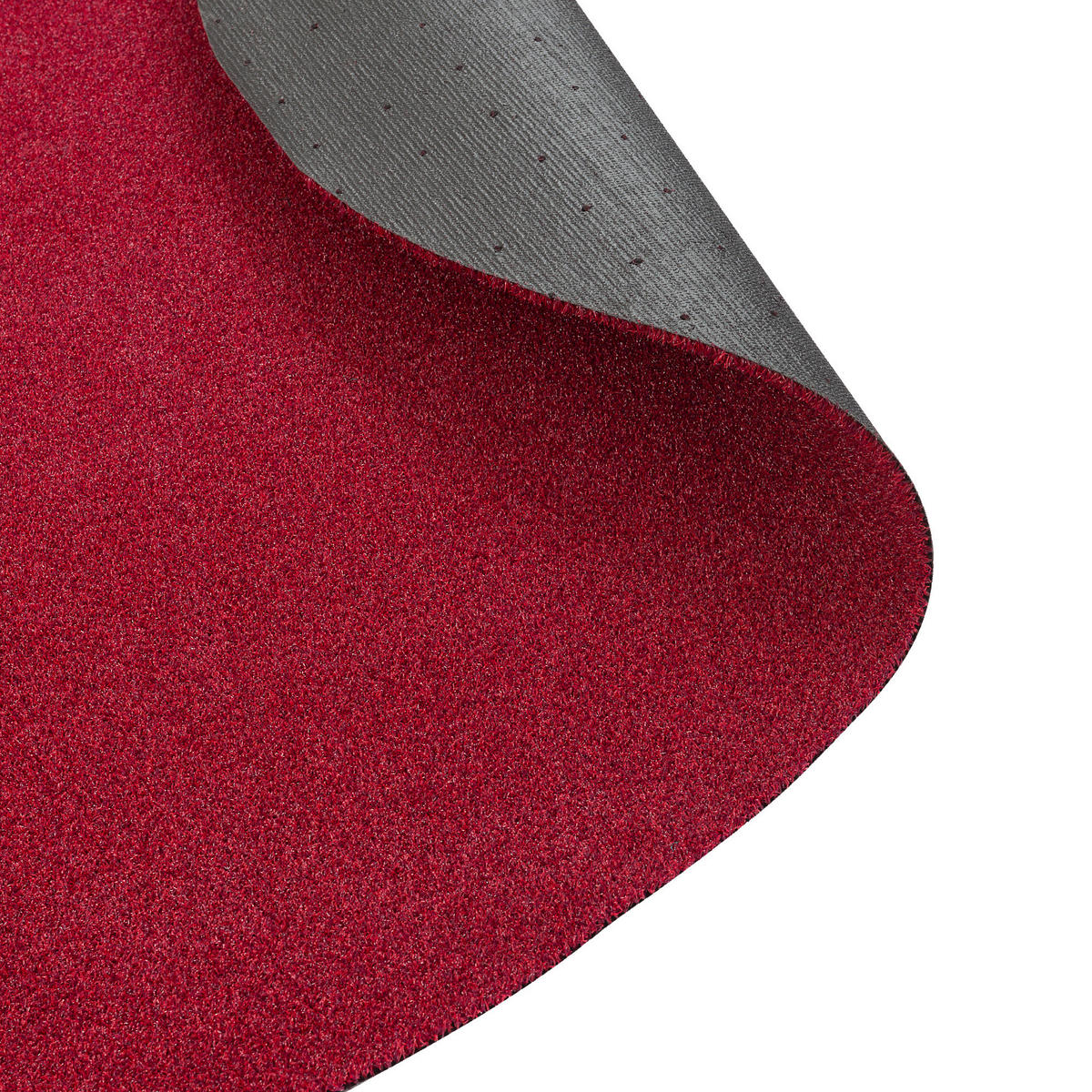 LUXUS DESIGNER KUNSTRASEN MIAMI RUND - Rot, Textil (133/133cm) - Snapstyle