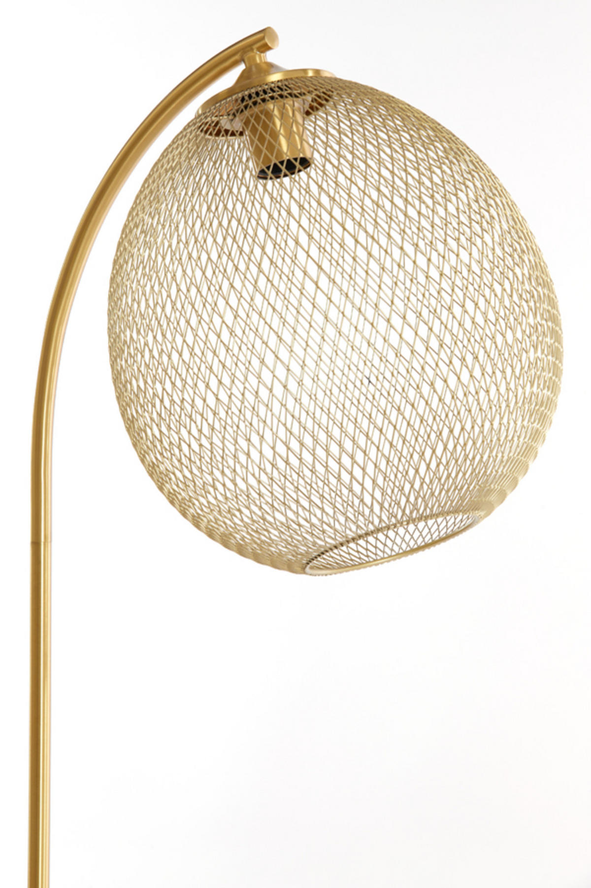 STEHLEUCHTE Moroc Gold Ø30/160 cm - Goldfarben, Metall (30/30/160cm) - Light & Living