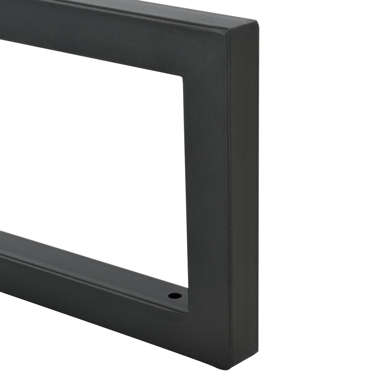 WANDKONSOLE-SET 2 TLG. Hawangen - Schwarz, Metall (40/20/3cm) - [en.casa]