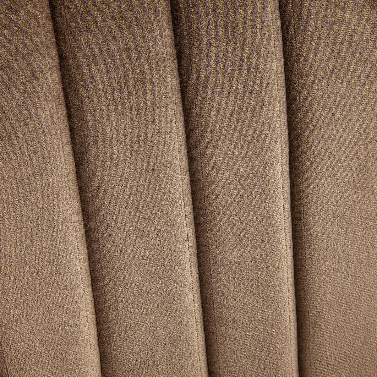 STUHL MODENA Samtbezug Metallbeine 4er Set Braun - Braun, Textil/Metall (42/96/43cm) - Albatros