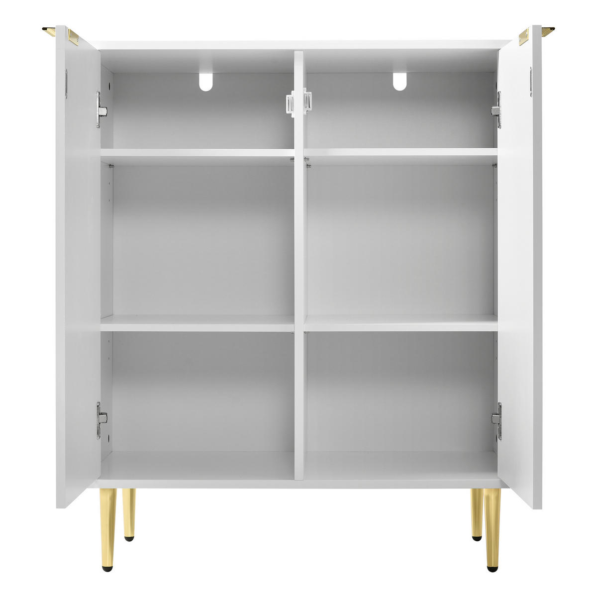 SIDEBOARD Weiß 75/40/90CM - Weiß, Holzwerkstoff (40/90/75cm) - Urban Meuble