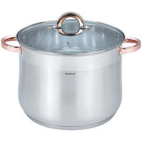 TOPF Silber 38/28/22 cm KB7795 - Silberfarben, Metall (28cm) - Klausberg 