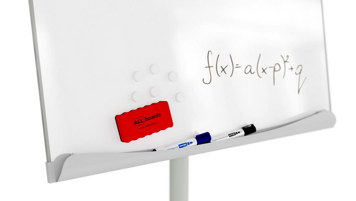 FLIPCHART - Mobil Schreibfläche 100x70cm - Weiß, Metall (100/70/1.2cm) - ALLboards