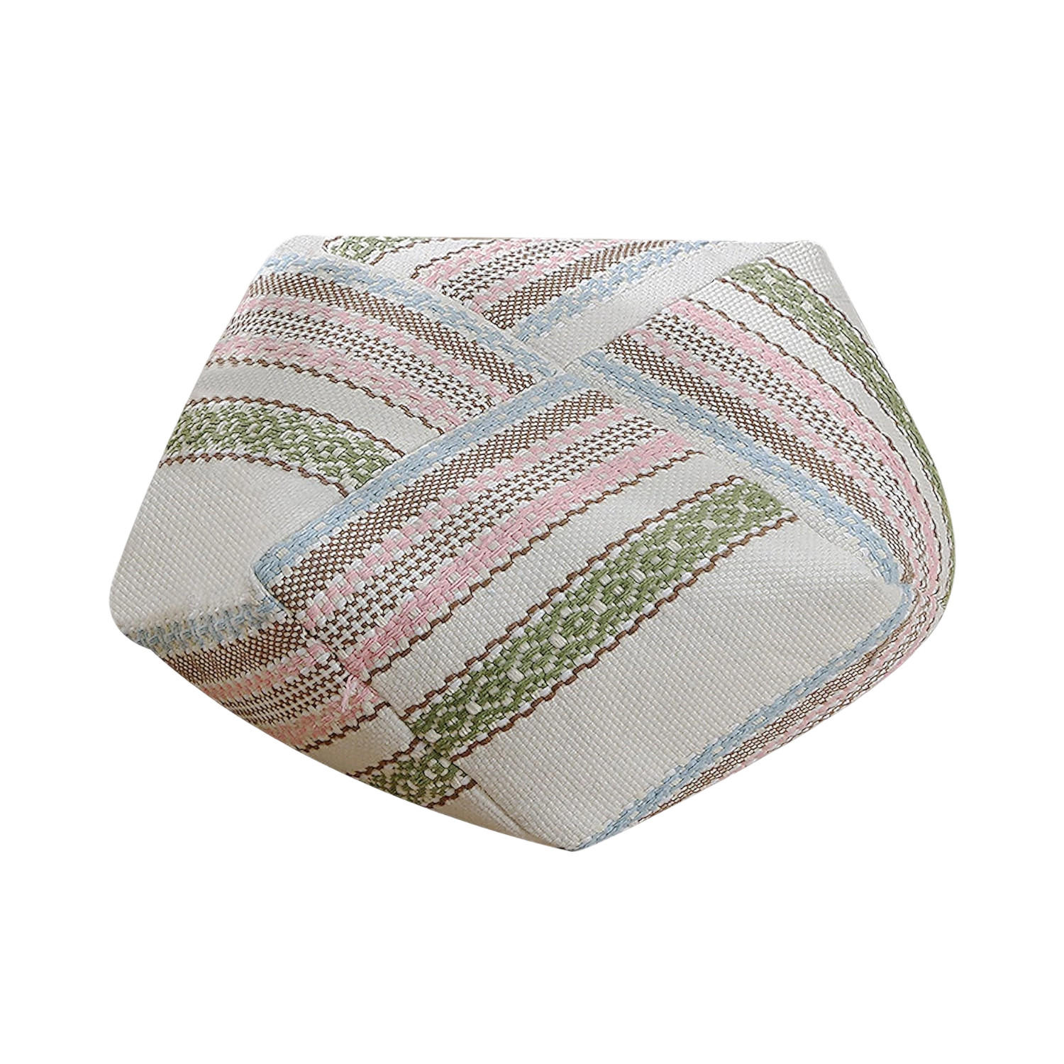 BODENKISSEN-BEZUG Bunte Linien - Multicolor, Textil (53/53/20cm) - Vercart