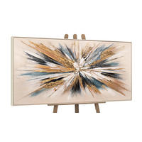 GEMÄLDE Impuls Schattenfugenrahmen Beige 200x100 cm - Beige, Holz (200/100cm) - YS-art gallery