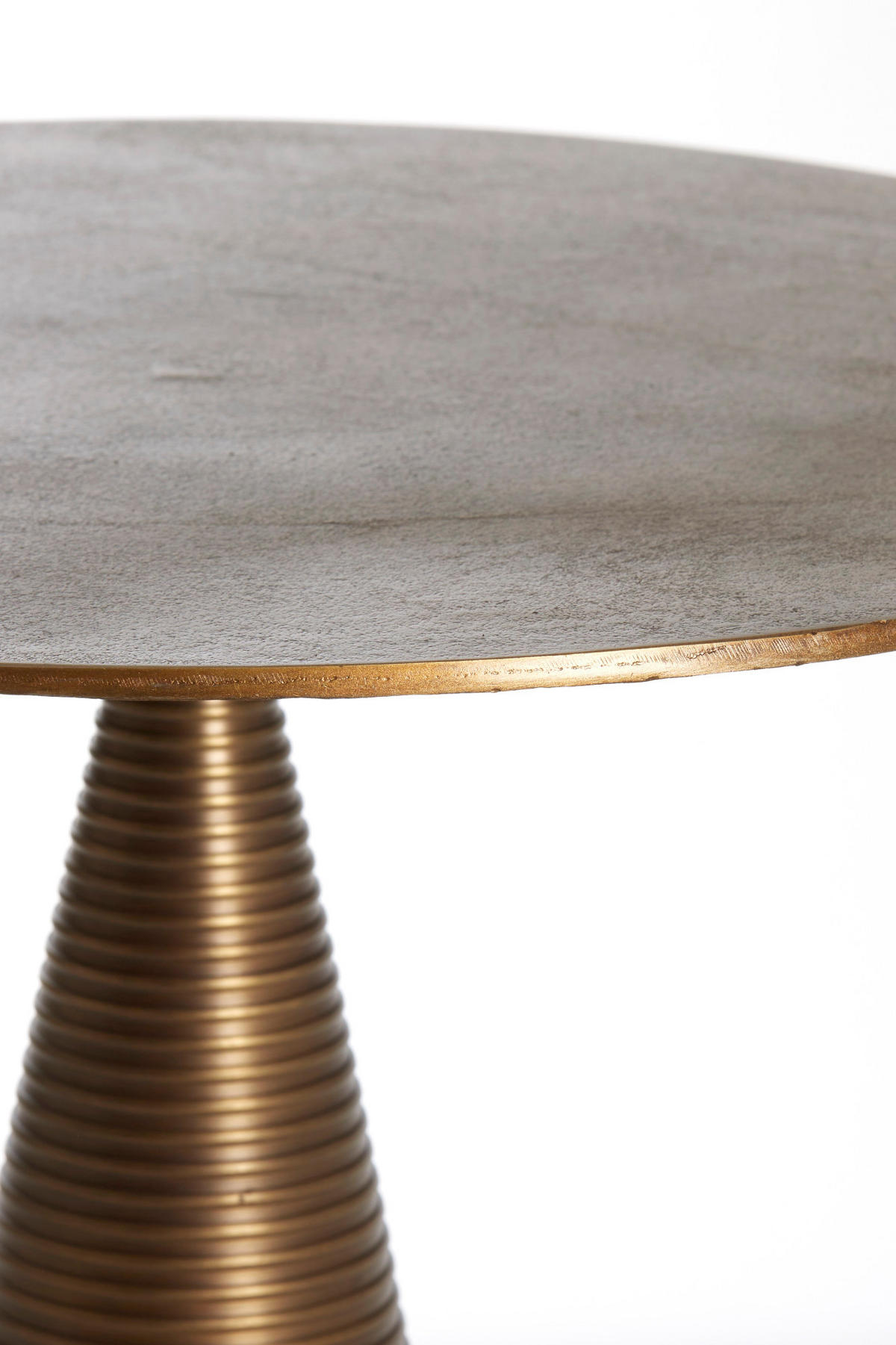 COUCHTISCH Bahia Bronze Ø60/39 cm - Bronzefarben, Metall (60/60/39cm) - Light & Living