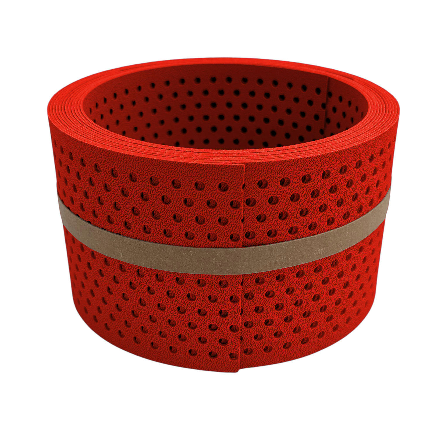 SICHTSCHUTZSTREIFEN Premium Halbe Set gelocht Einzelstreifen Rot 2,55m - Rot, Kunststoff (255/9.5cm) - ZAUN|ZU