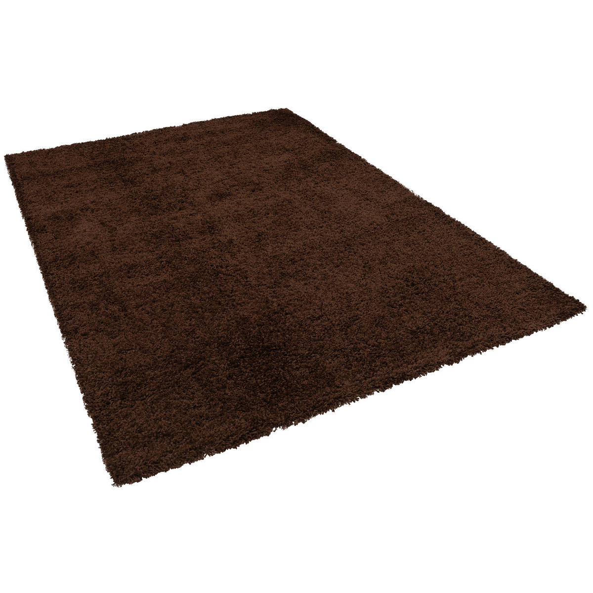 HOCHFLOR LANGFLOR SHAGGY TEPPICH FLUFFY - Dunkelbraun, Textil (200/290cm) - Pergamon