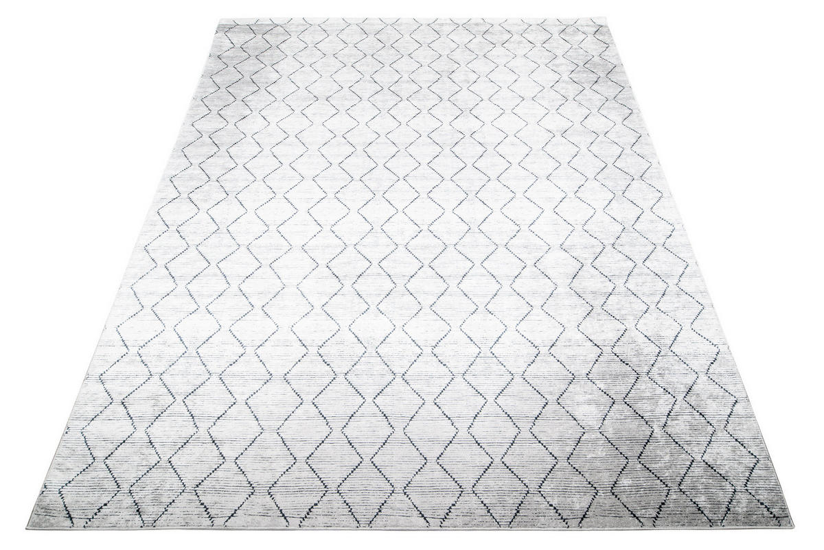 TEPPICH TOSCANA Hellgrau 140/200 cm - Hellgrau, Textil (140/200cm) - Tapiso