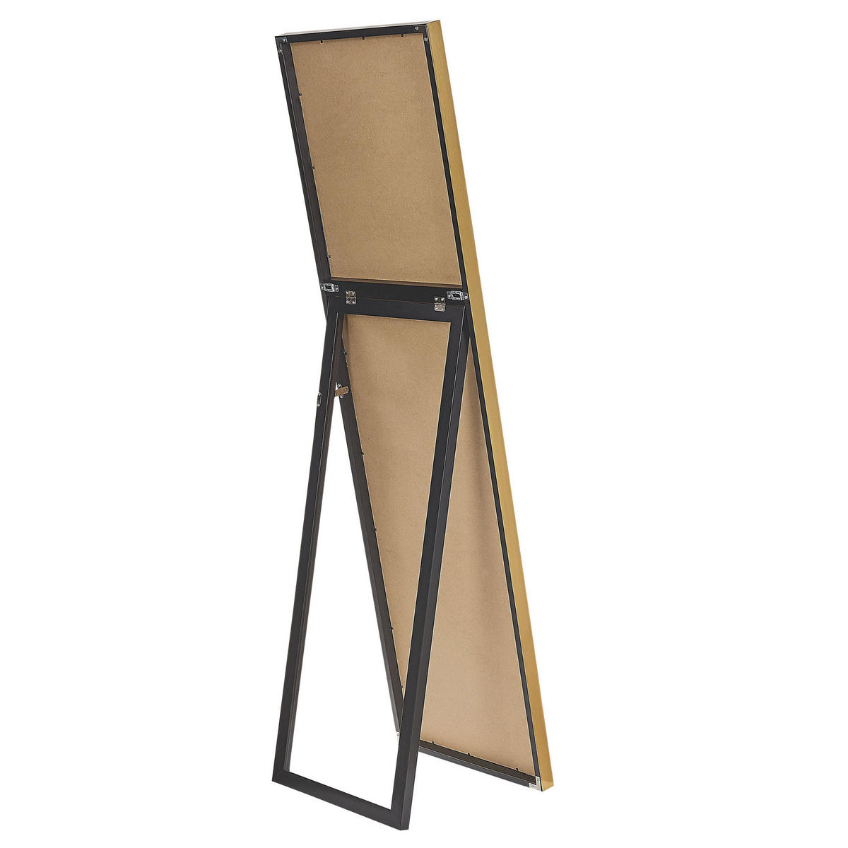 STEHSPIEGEL gold rechteckig 40/140 cm Torcy - Goldfarben, Kunststoff (40/140/3cm) - Beliani
