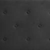 KOPFTEIL MAVELI 90X190 CM - Schwarz, Textil (90/97/7cm) - IDIMEX