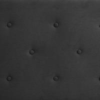 KOPFTEIL MAVELI 90X190 CM - Schwarz, Textil (90/97/7cm) - IDIMEX