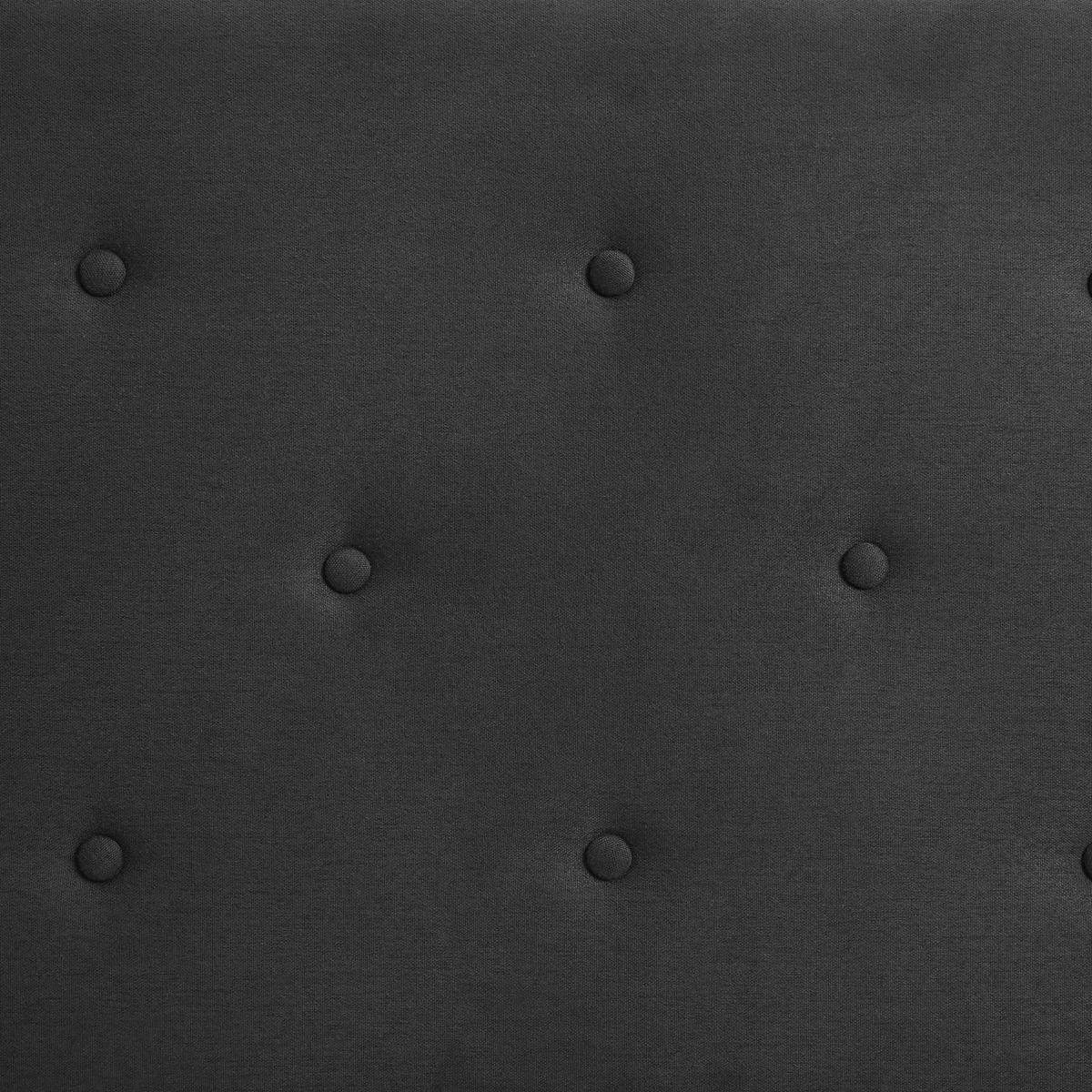 KOPFTEIL MAVELI 90X190 CM - Schwarz, Textil (90/97/7cm) - IDIMEX
