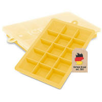EISWÜRFELFORM 2er Set - Gelb, Kunststoff (13/2.5/18cm) - Intirilife