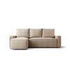 ECKSOFA mit Schlaffunktion SAVIO Curio 15 Links - Beige, Textil (232/140cm) - Bedante