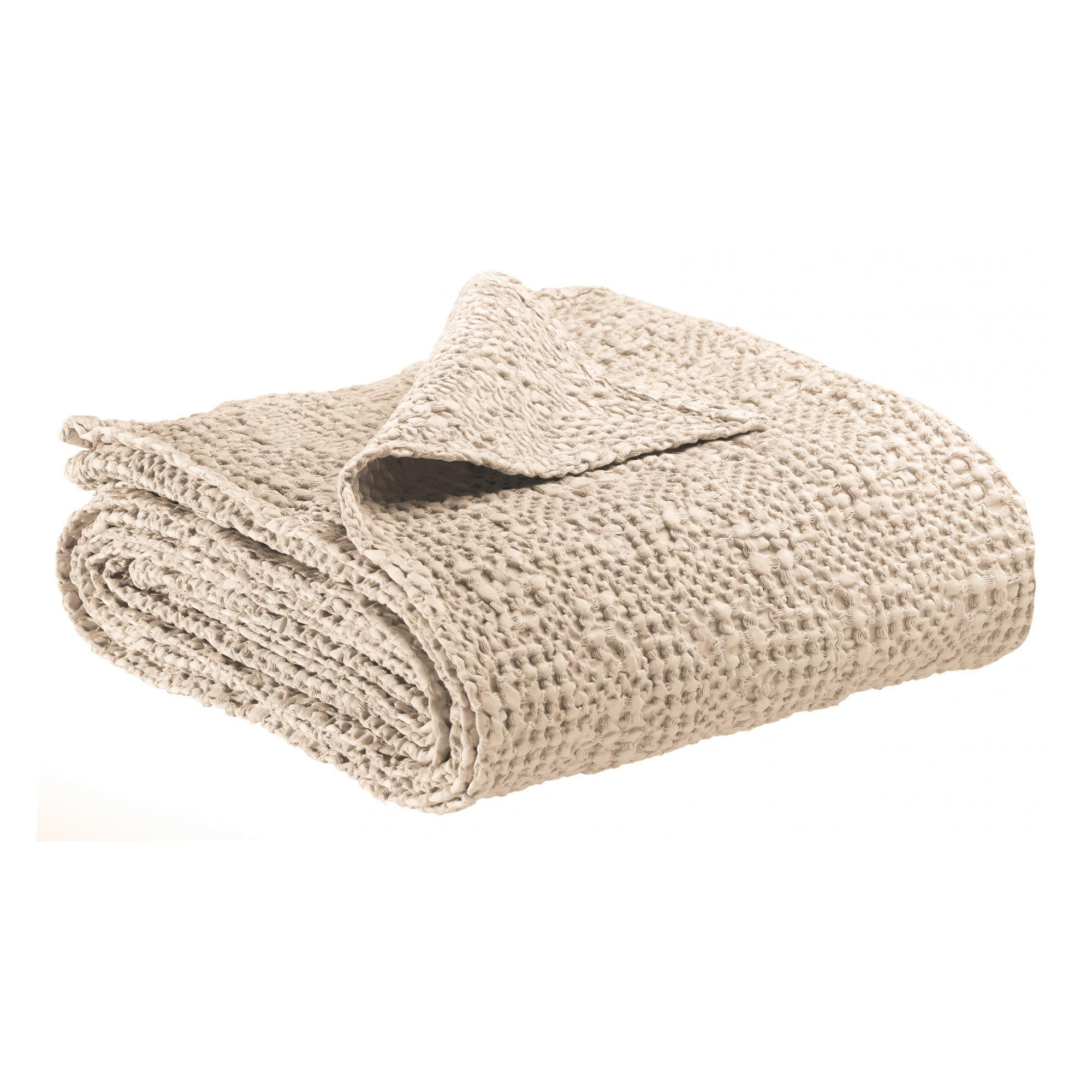 BETTÜBERWURF Tana creme 240 x 260 cm - Creme, Textil (240/260cm) - Vivaraise