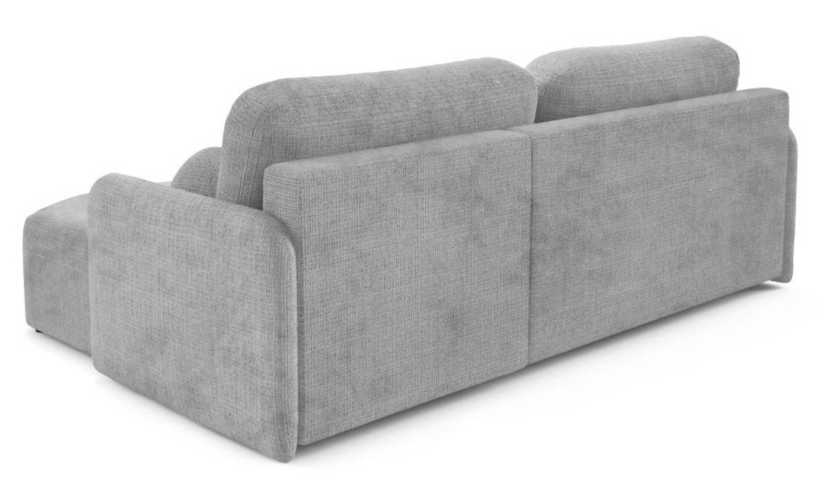 ECKSOFA Cremona BONO Mit Schlaffunktion Cremefarben - Weiß, Textil (212/160cm) - Sepro Meble