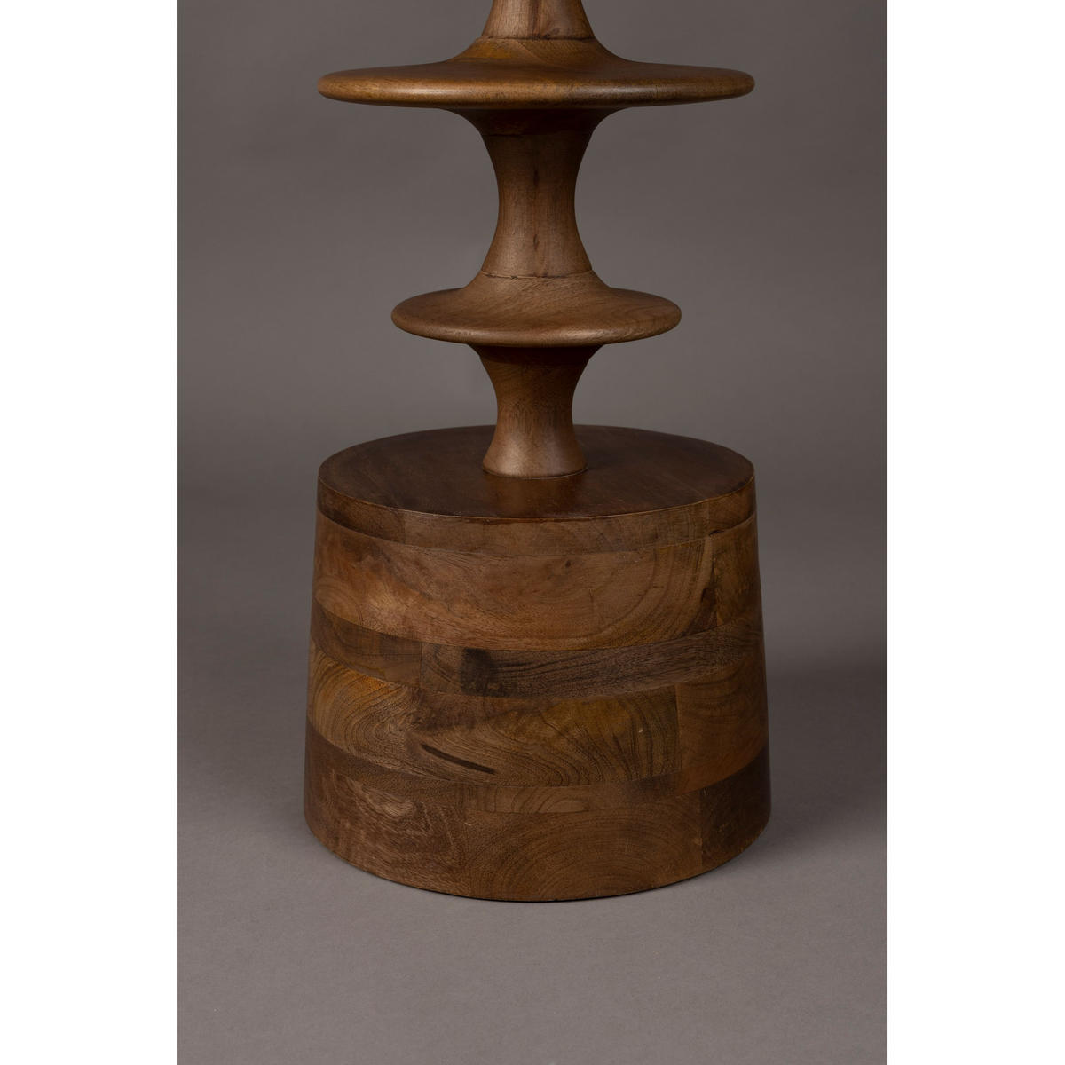 BEISTELLTISCH Cath Rund 46 cm - Braun, Holz (46/46/58cm) - Dutchbone