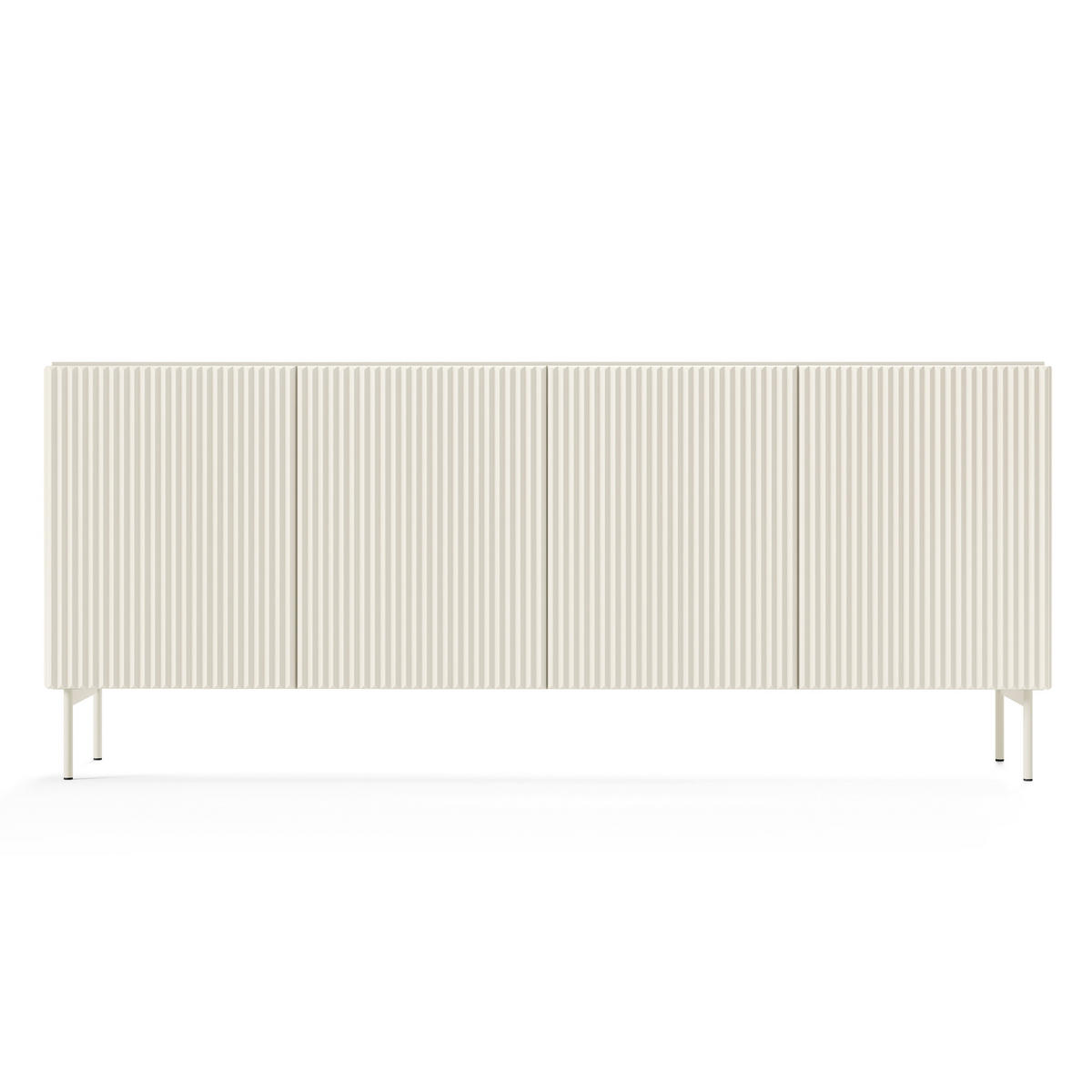 SIDEBOARD TRATTO 195,2/81,2/39,8cm 4 Türen Kaschmir - Kaschmir, Holzwerkstoff (195.2/81.2/39.8cm) - MASSENO