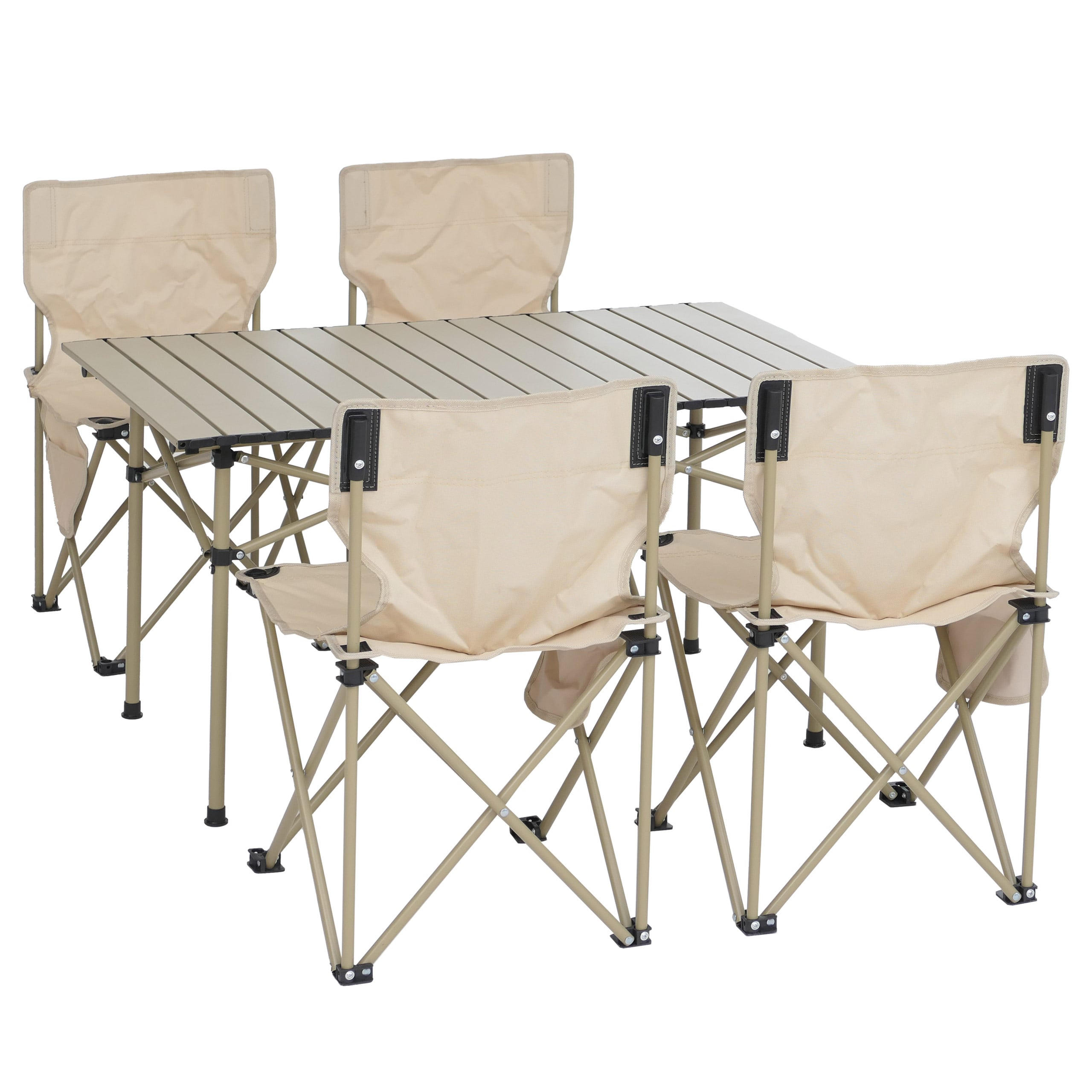 CAMPINGSET Cremeweiß - Creme, Metall (95/65/55cm) - MCW