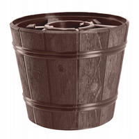 KADAX Weihnachtsbaumständer für einen echten Weihnachtsbaum, Topfbaum 2,4 m - Grün, Kunststoff (24.5cm) - KADAX