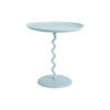 BEISTELLTISCH Zig Zag 40/40/42 cm - Blau, Metall (40/40/42cm) - Leitmotiv