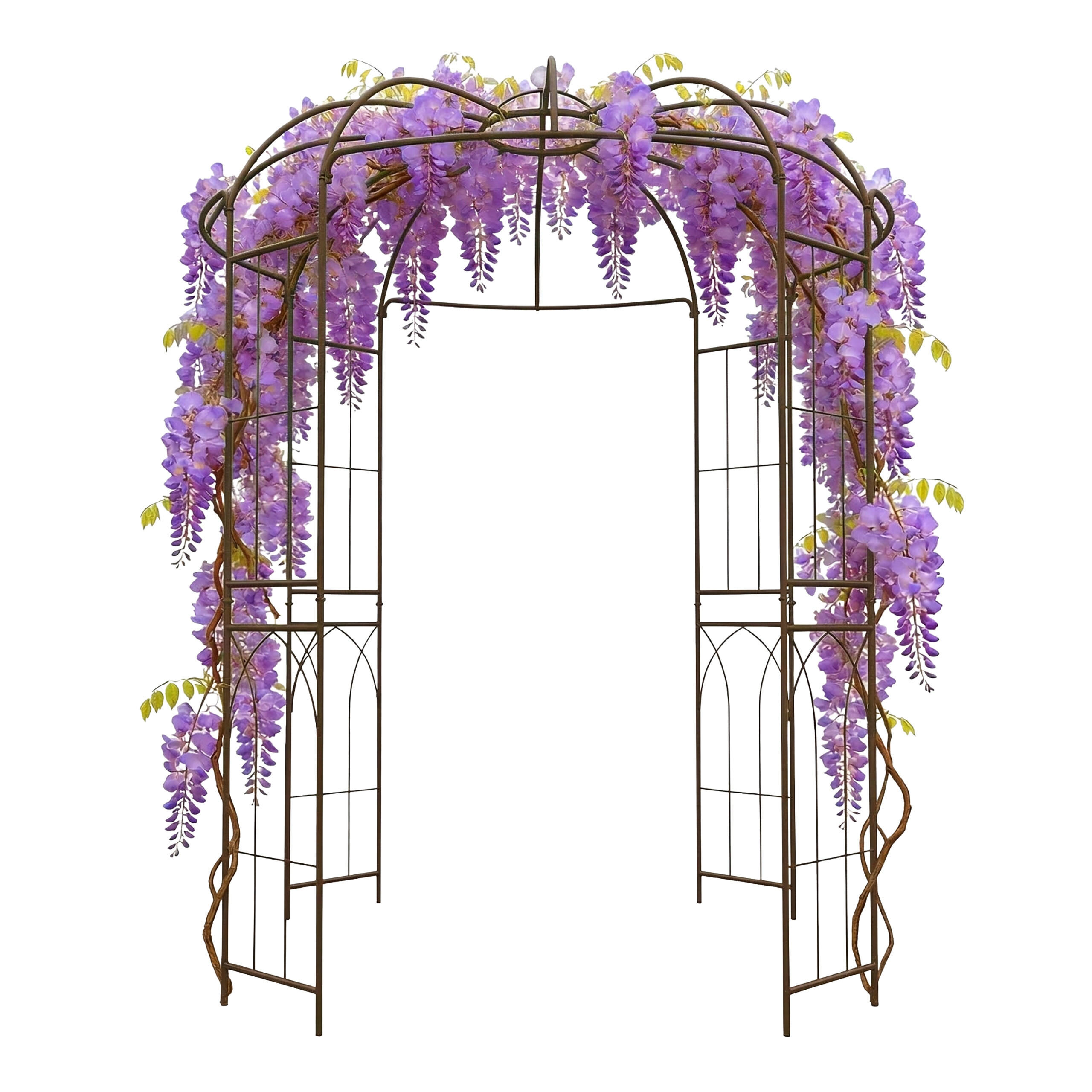 ROSENPAVILLON - Kupferfarben, Metall (211/275/211cm) - Relaxdays