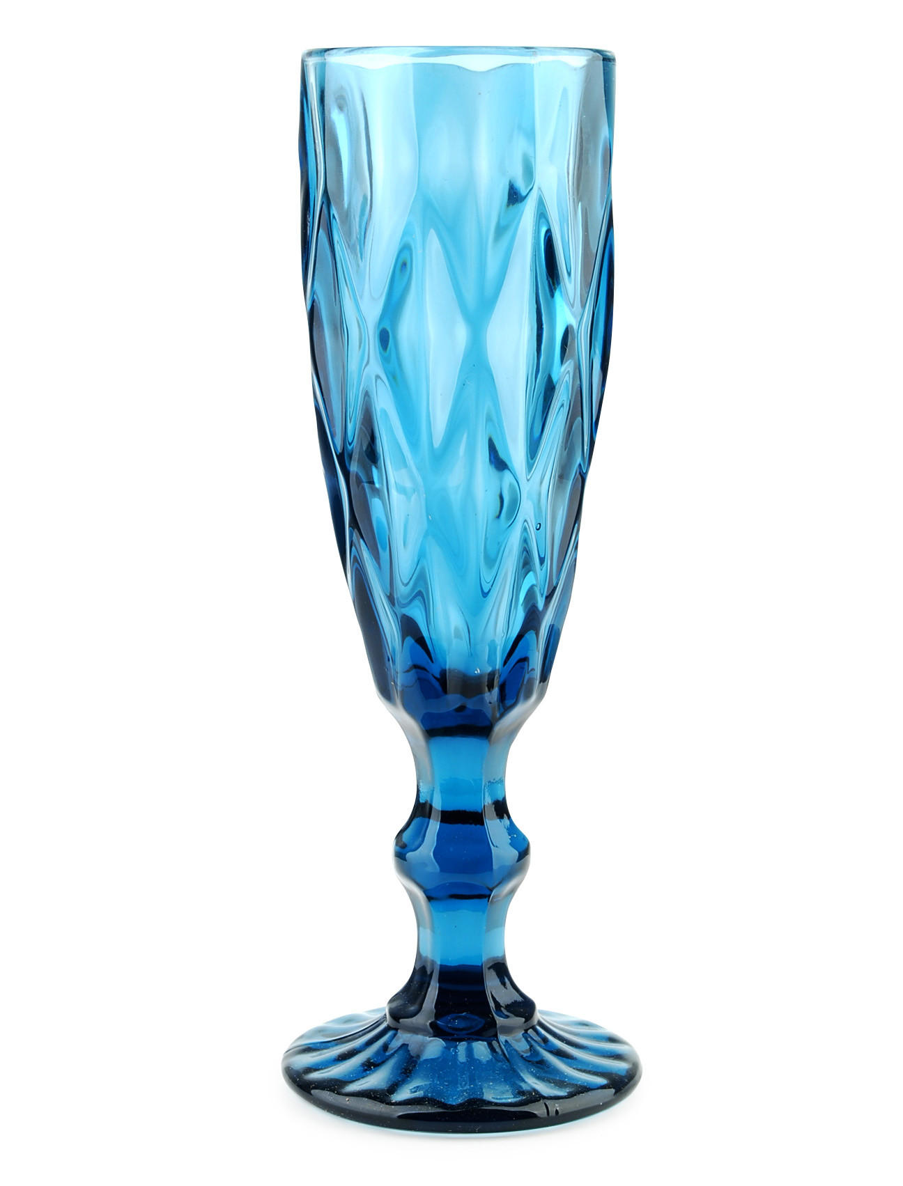 WEINGLAS-SET Elise Blau 15/22/21 cm Glas - Blau, Glas (0.18L) - Mondex