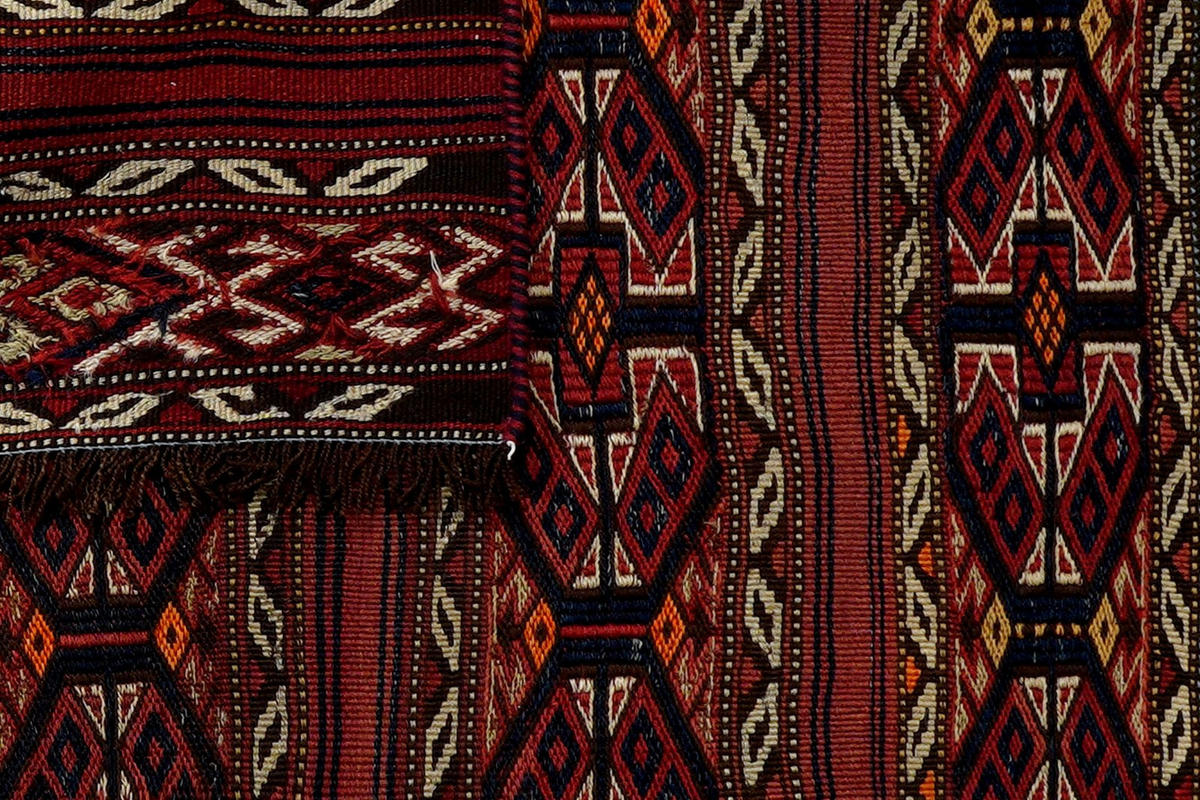 KELIM-TEPPICH handgewebt Sumak Shahsavan Bunt 85/81 cm Schurwolle - Multicolor, Textil (81/85cm) - Looma