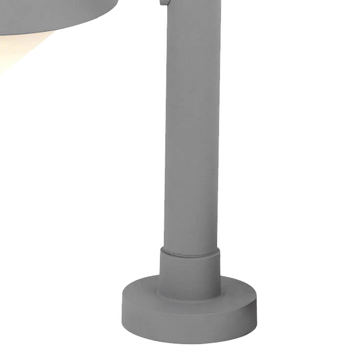 LED STEHLEUCHTE MANHATTAN Grau ALU - Grau, Metall (40/26/58cm)