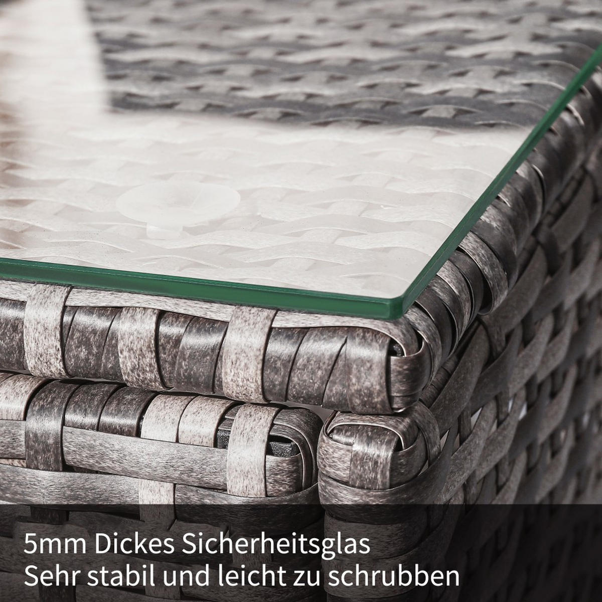 LOUNGEGARNITUR mit Sitz- und Rückenkissen，Grau - Grau, Metall - KOMHTOM