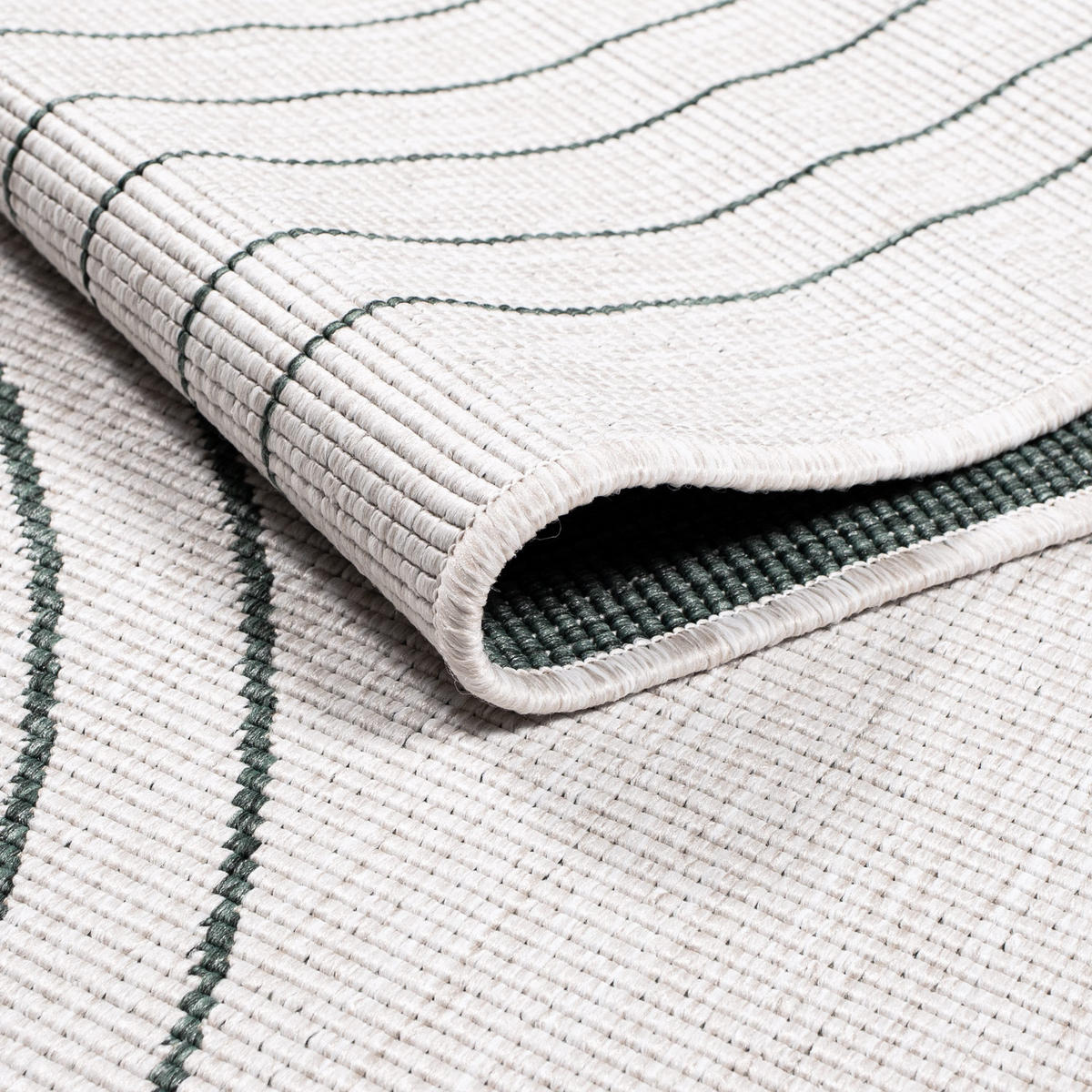 OUTDOOR-TEPPICH DuoRug 5739 Grün 200x290 cm - Grün, Textil (200/290cm) - carpet city