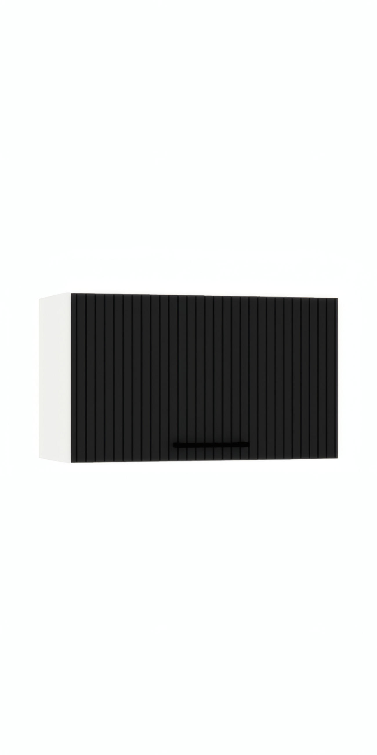 HÄNGESCHRANK W60OKGR - KENDRO - Zeitlose Küchen Eleganz - Schwarz/Weiß, Holz/Metall (60/36/30cm) - ROYAL24_MARKT