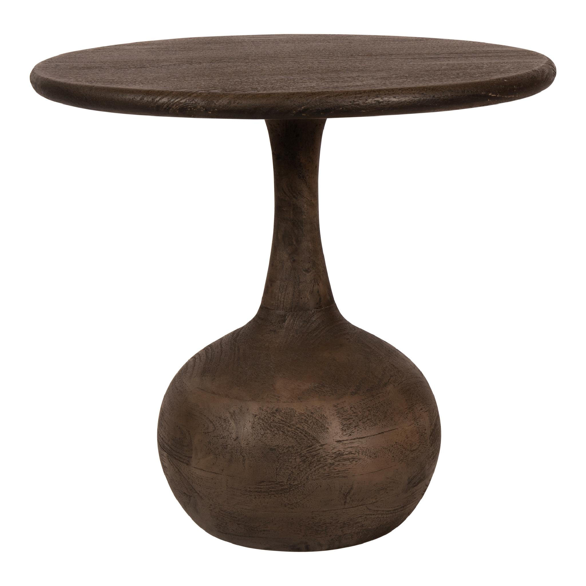 BEISTELLTISCH Flos Grau 55/55/50cm - Grau, Holz (55/55/50cm) - PTMD Collection