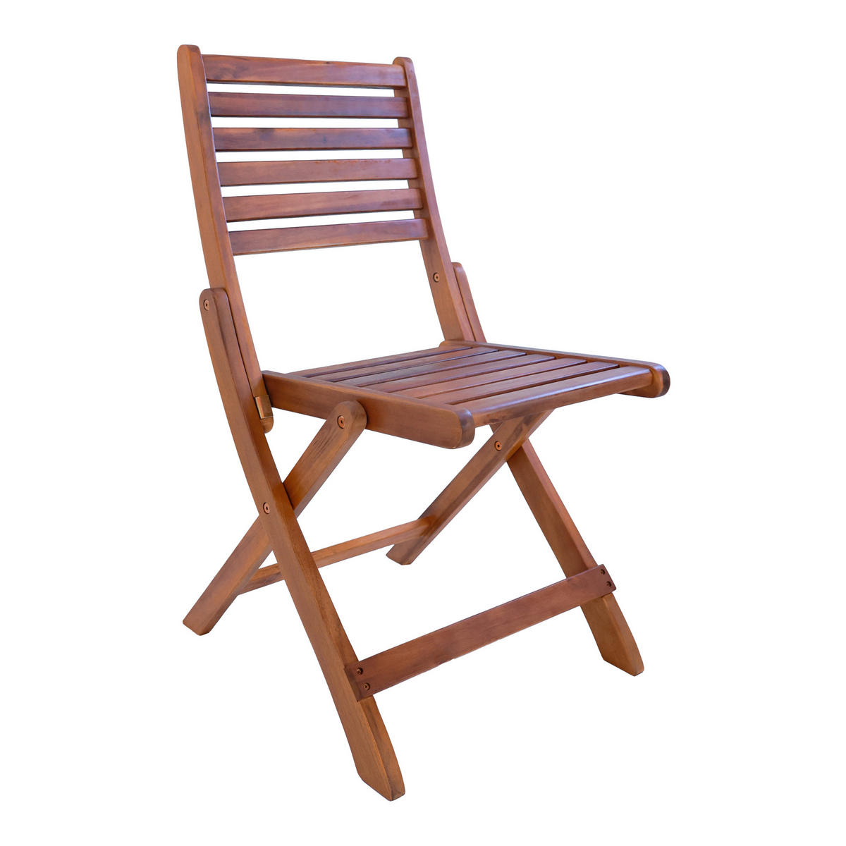 GARTENMÖBEL-SET 5 TLG. Ancarano - Akaziefarben, Holz - [en.casa]