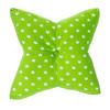 BODENKISSEN Stern, grün mit Sternchen, 70/48/7 cm - Grün, Textil (70/48/7cm) - Homescapes