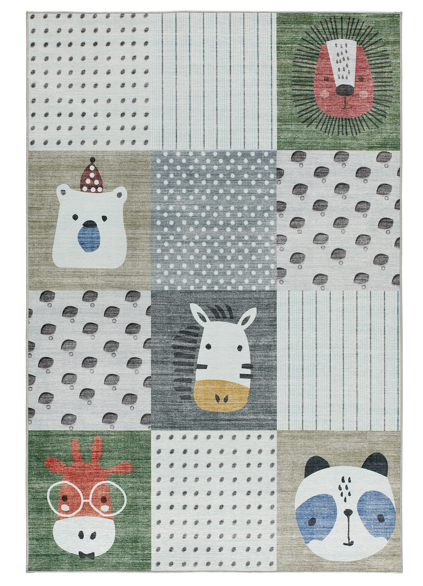 KINDERTEPPICH Waschbar Mehrfarbig Candy 120/170 cm - Multicolor, Kunststoff/Textil (120/170cm) - Atticgo