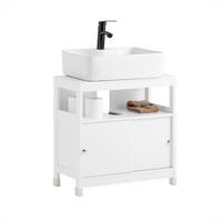 WASCHBECKENUNTERSCHRANK Weiß - Weiß, Holzwerkstoff (60/60/30cm) - SoBuy