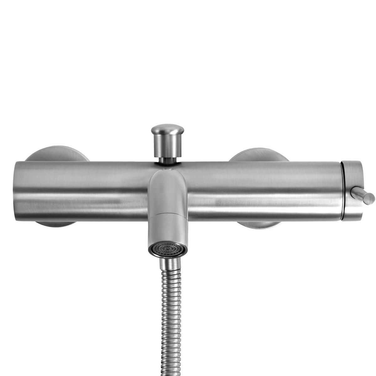 WANNENARMATUR Rea Spot Nickel Brush - Nickelfarben, Metall (23.5/18.5/22cm) - REA