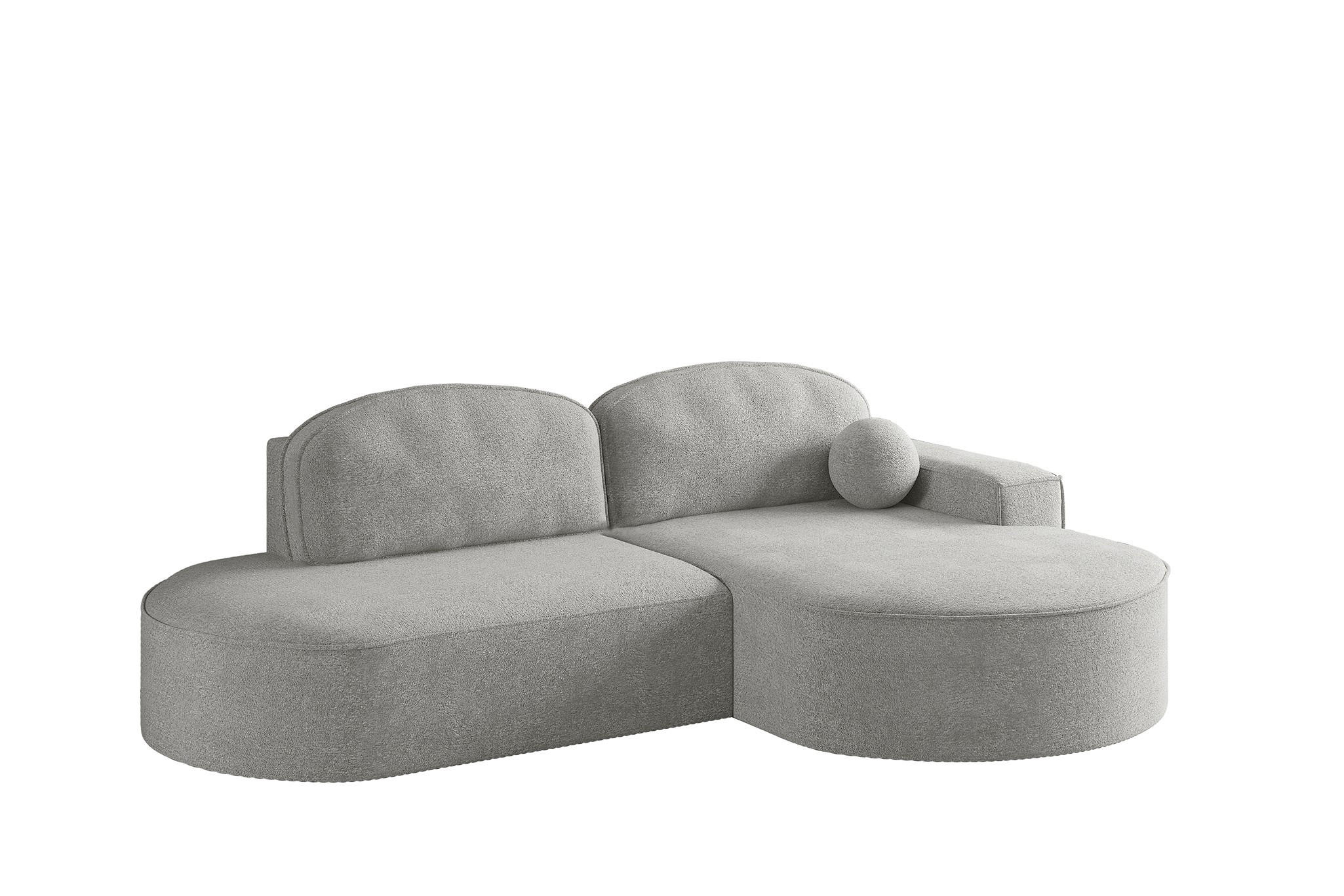 Fun Möbel Ecksofa Grau 278x179 cm