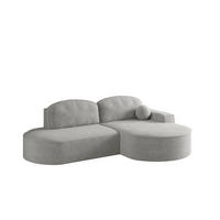 ECKSOFA Girona Mit Schlaffunktion - Grau, Holzwerkstoff/Textil (278/179cm) - Fun Möbel