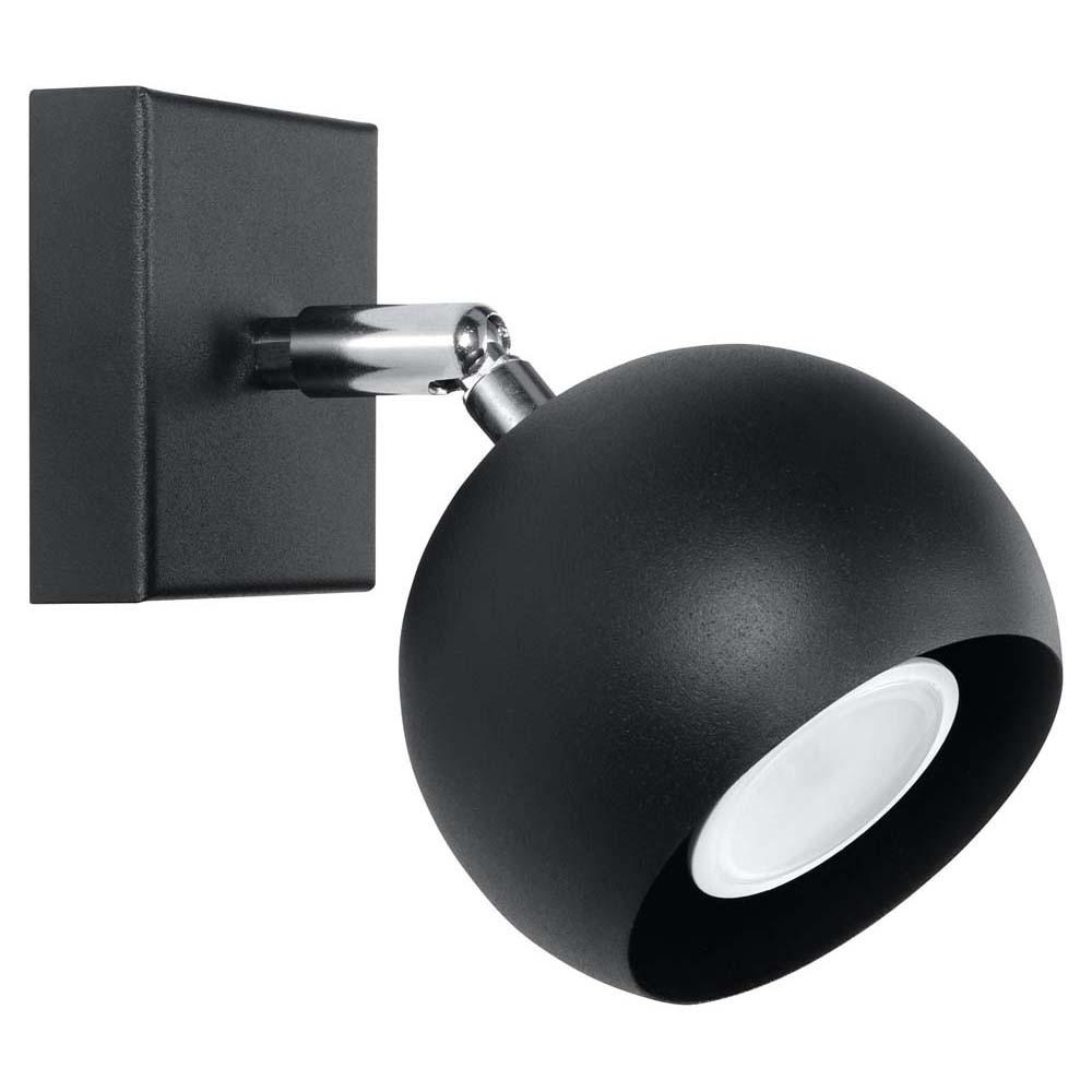 Sollux Lighting Wandleuchte Schwarz 8x10x15 cm